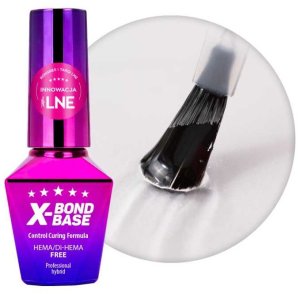 MOLLYLAC_X-Bond Base baza zwiększająca przyczepność manicure i pedicure 10g 2