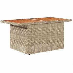 vidaXL Zestaw do jadalni w ogrodzie z poduszką 8 pcs Beżowy i szary 8