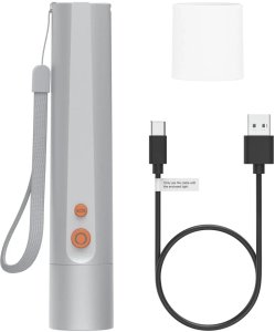 LATARKA AKUMULATOROWA LED FL300-C, 300lm, 80m, 4 TRYBY ŚWIECENIA, DYFUZOR 7