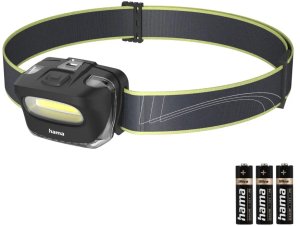 LATARKA CZOŁOWA LED HL100, 110lm, 2 TRYBY ŚWIECENIA, IP20 4