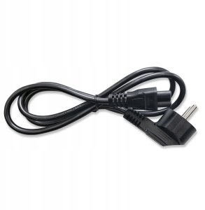 QOLTEC 50458 Kabel zasilający kątowy SCHUKO IEC C5 Koniczynka 3x1.0mm 1.5m 4