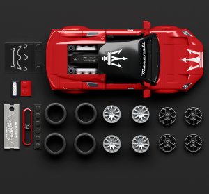 Mattel Brick Shop Hot Wheels – Speed Maserati MC20 (JFR90) 4