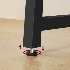 Biurko Leobert Czarne 80 cm x 40 cm 6