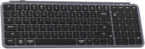 Klawiatura Keychron B2 Pro Wireless (B2P-K1) - układ US - Ultra Low Profile Scissor - Kosmiczna szara (Pilka) Membraninę Belaidą Klawiaturę 2