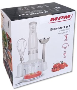 Blender MPM Blender ręczny 3w1 - 700W - Biały 13