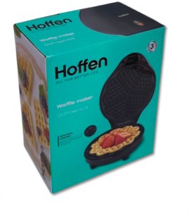 Gofrownica Hoffen 1200W - gofry serca 12