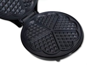 Gofrownica Hoffen 1200W - gofry serca 10