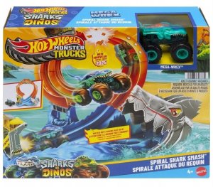 Mattel Tor samochodowy Hot Wheels Monster Trucks Pętla rekina JFR08  (256429) 2