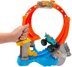 Mattel Tor samochodowy Hot Wheels Monster Trucks Pętla rekina JFR08  (256429) 4