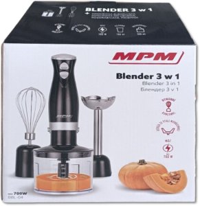 Blender ręczny 3w1 - MPM 700W - Czarny 11