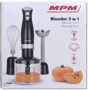Blender ręczny 3w1 - MPM 700W - Czarny 12