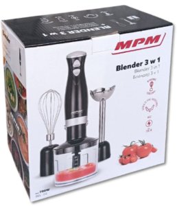 Blender ręczny 3w1 - MPM 700W - Czarny 13