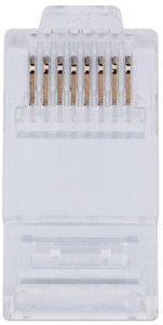 Intellinet Wtyk RJ45 8P/8C Cat 5e UTP linka/drut przelotowy 50 sztuk 6
