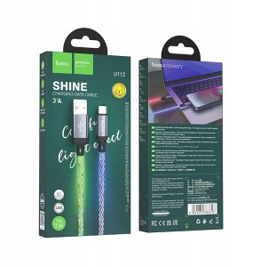 Kabel USB Hoco USB-A - USB-C 1 m Szary 8