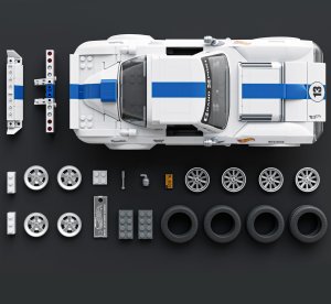 Mattel Brick Shop Klocki Hot Wheels Elite Series Corvette Grand Sport (JGR31) 4