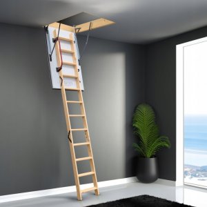 Schody strychowe wyłaz na strych EXTREME 76mm 112x60 0,55 W/m2K H275 cm 16