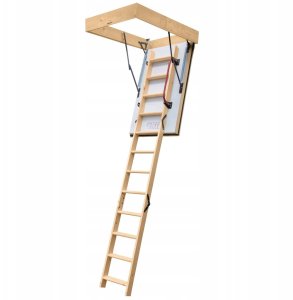 Schody strychowe wyłaz na strych EXTREME 76mm 112x60 0,55 W/m2K H275 cm 4
