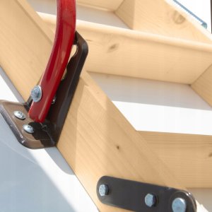 Schody strychowe wyłaz na strych EXTREME 76mm 112x60 0,55 W/m2K H275 cm 10