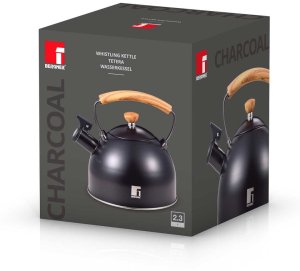 Czajnik Stalowy Z Gwizdkiem 2,3l Bergner Bg-37312 Charcoal 5