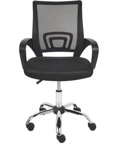 Fotel biurowy Czarny SOLID 4