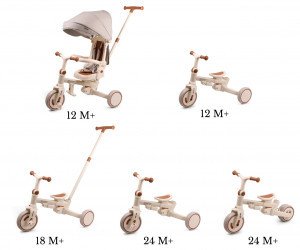 Milly Mally Rowerek Trójkołowy Zippy Beige 11