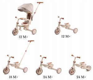Milly Mally Rowerek Trójkołowy Zippy Beige 23