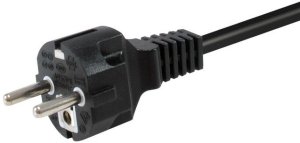 Equip Stromkabel CEE 7/7  ->C13 St/Bu     schwarz  1.80m PVC 3