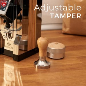Eureka Tamper 58mm, oak wood 2