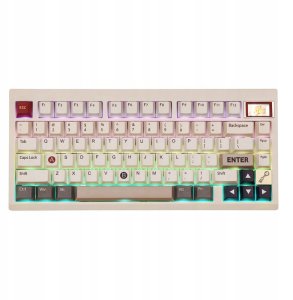 Mechanical keyboard Epomaker TH80 Pro V2 Wisteria Linear Switch white 2