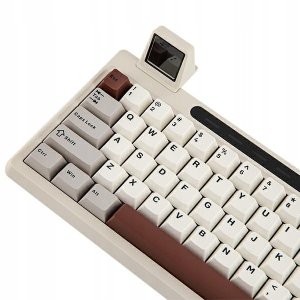 Mechanical keyboard Epomaker RT65 Flamingo Switch grey-white 3