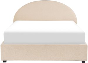 Łóżko z pojemnikiem Boucle VAUCLUSE 140 x 200 cm Beżowy 5