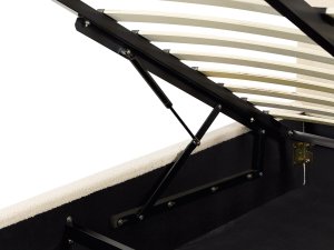 Łóżko z pojemnikiem Boucle VAUCLUSE 140 x 200 cm Beżowy 10