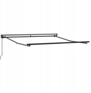 Markiza zwijana Pomarańczowy i brązowy 300x250 cm tkanina Lumarko! 5