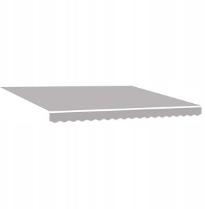 Markiza zwijana Jasnoszary 400x300 cm tkanina Lumarko! 4