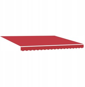 Markiza zwijana Czerwony 400x300 cm tkanina Lumarko! 4