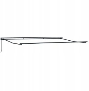 Markiza zwijana ręczne Żółty i pomarańczowy 500x300 cm tkanina Lumarko! 5