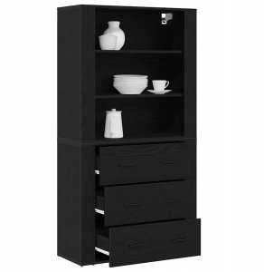 Wysoki słupek Czarny Dąb Drewno Inżynieryjne Lumarko! 3