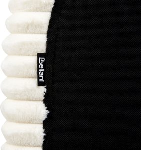 Łóżko Sztruks FLAYAT 140 x 200 cm Złamana biel 10