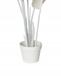 Sztuczna roślina BANANA TREE 123 cm Biały 5