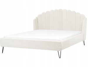 Łóżko Boucle AMBILLOU 180 x 200 cm Złamana biel 7