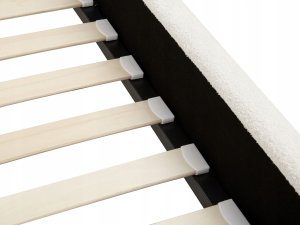 Łóżko Boucle AMBILLOU 180 x 200 cm Złamana biel 9