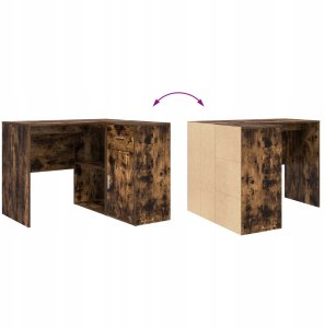 Biurko vidaXL Brązowe 102 cm x 50 cm 10