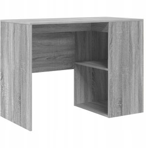 Biurko vidaXL Szare 102 cm x 88 cm 4