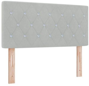 Łóżko Box Spring z Materacem Szary Jedynka Aksamit Lumarko! 6