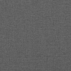 Łóżko z ramą z materacem i LED ciemnoszare 120x190 cm tkanina Lumarko! 13