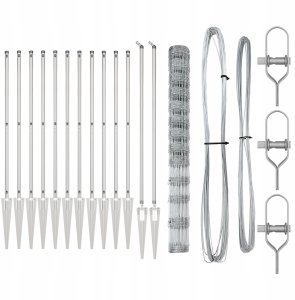 vidaXL Ogrodzenie 1,5x25 m made of galvanized steel Lumarko! 4