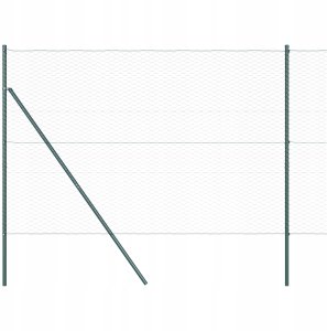 Ogrodzenie z słupkami Szary 1.6 x 100 m Stal pokryta PCV Lumarko! 6