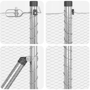 Ogrodzenie sześciokątne 0,5x100 m z ocynkowanej stali Lumarko! 8