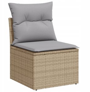 Zestaw Sof na Ogród 13 pcs beżowo-jasnoszary 80 x 80 x 71 cm Lumarko! 5