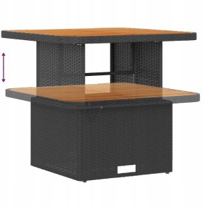 Zestaw Sof na Ogród 10 pcs Czarny i kremowy 80 x 80 x 71 cm Lumarko! 9